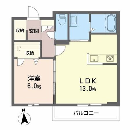 カーサキララの物件間取画像